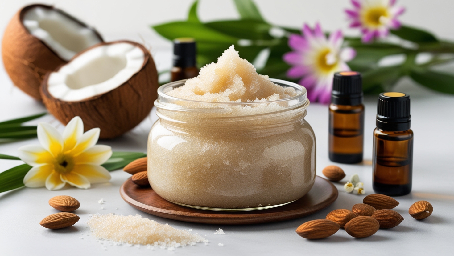 Emulsified sugar scrub